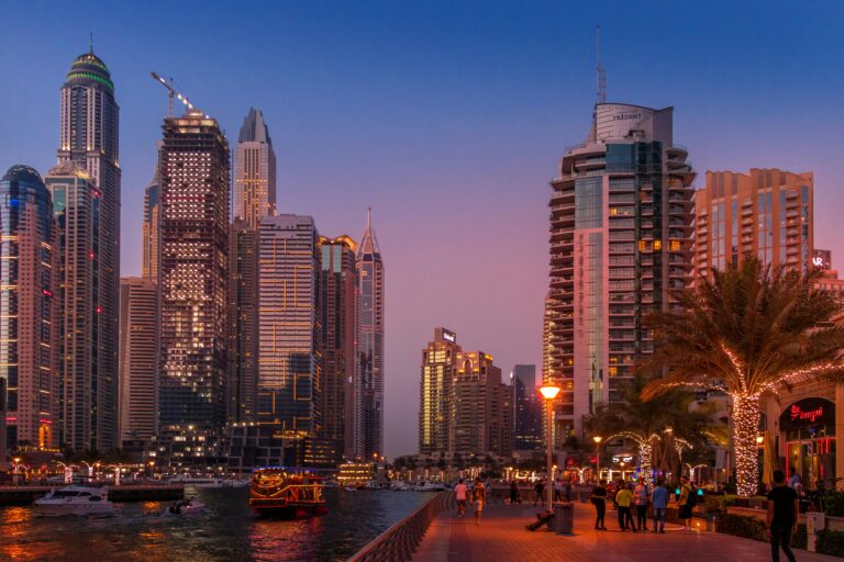 City Buildings during Sunset